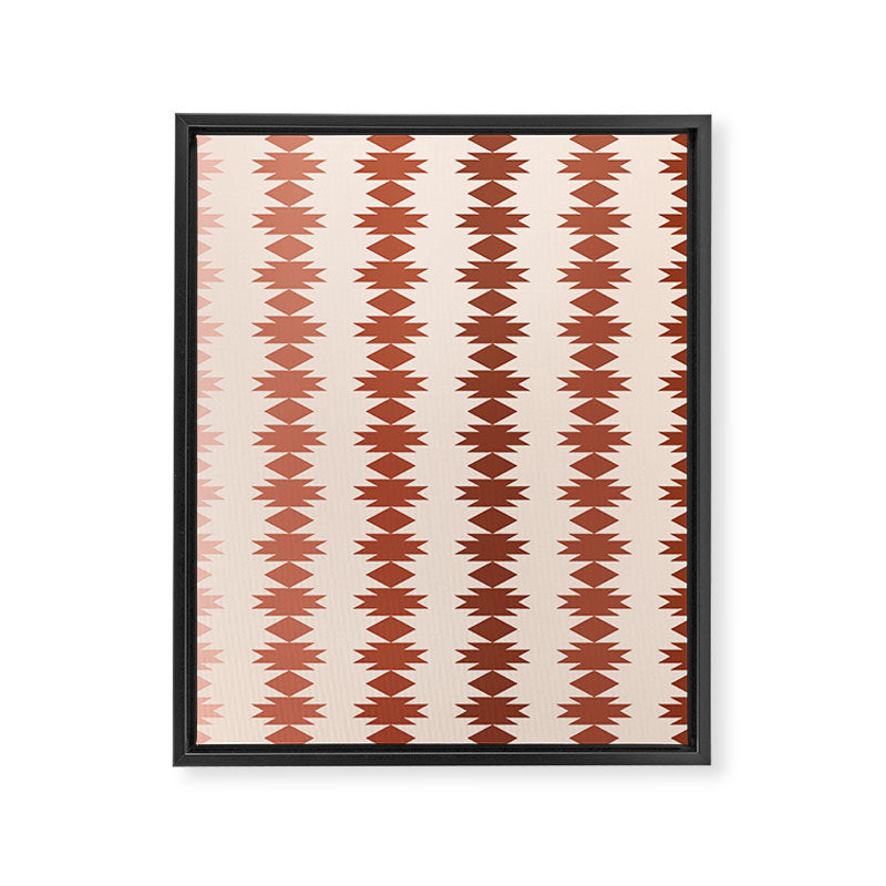 Geometric Southwestern Pattern XIX Framed Canvas Print Gallery Image 8