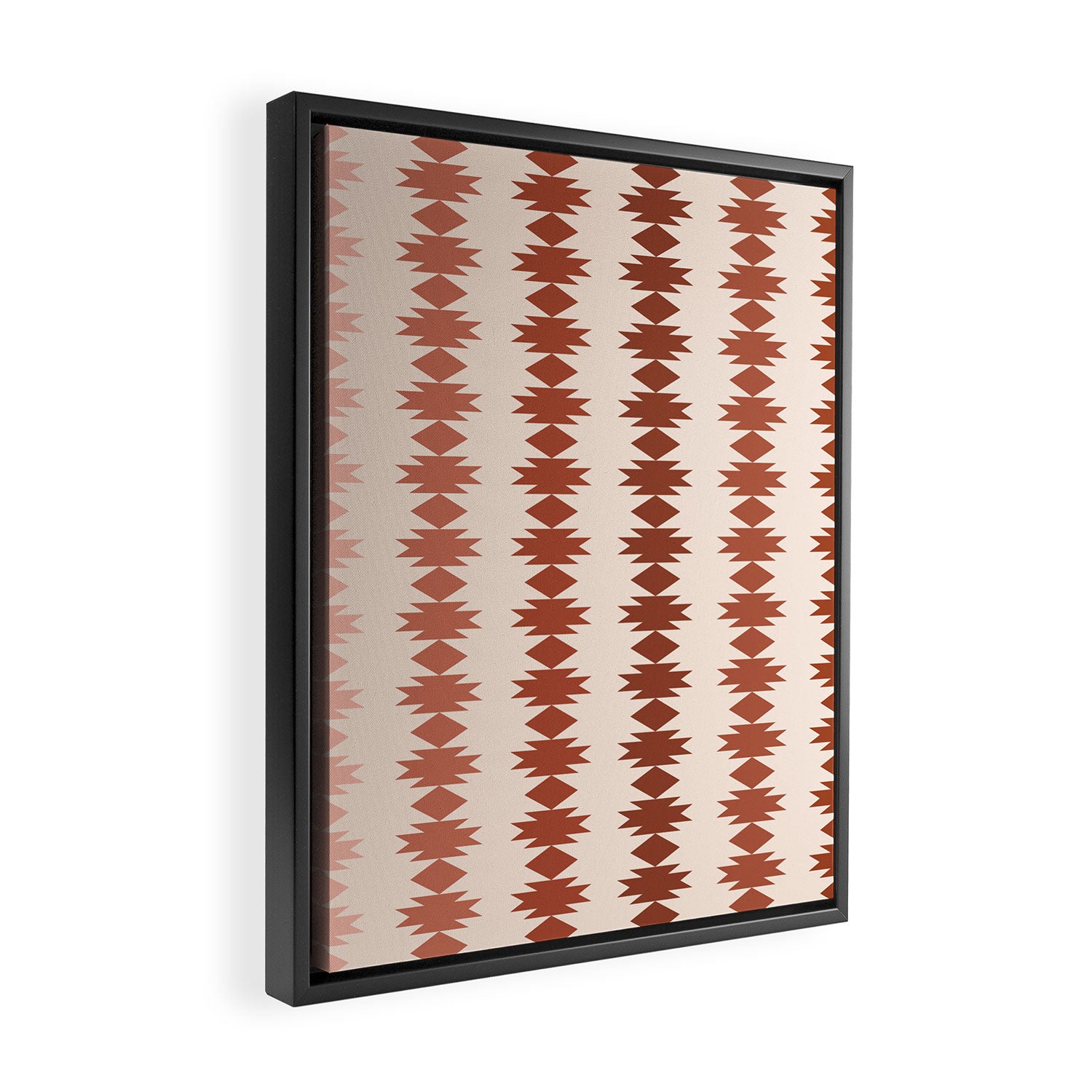 Geometric Southwestern Pattern XIX Framed Canvas Print Gallery Image 2