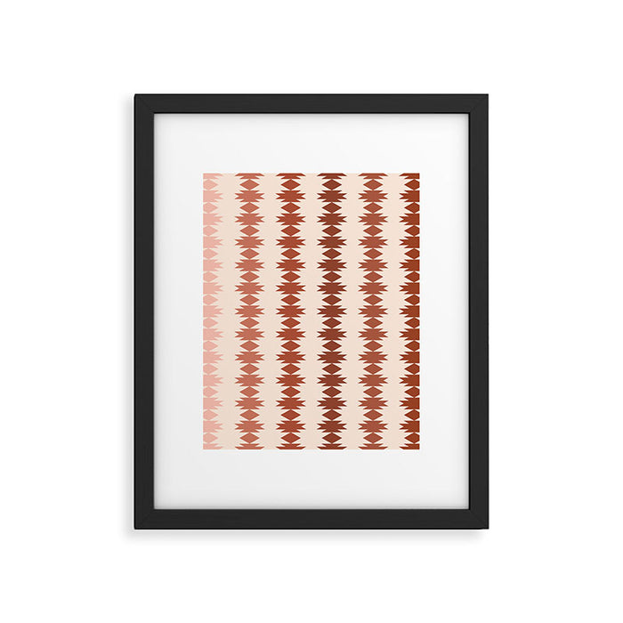 Geometric Southwestern Pattern XIX Framed Art Print Gallery Image 1
