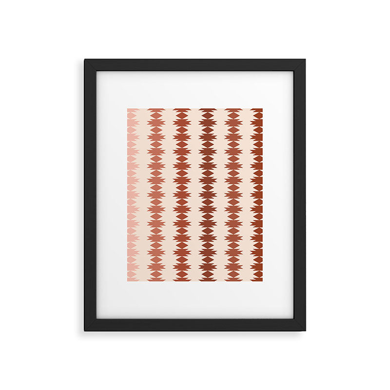 Geometric Southwestern Pattern XIX Framed Art Print Gallery Image 6