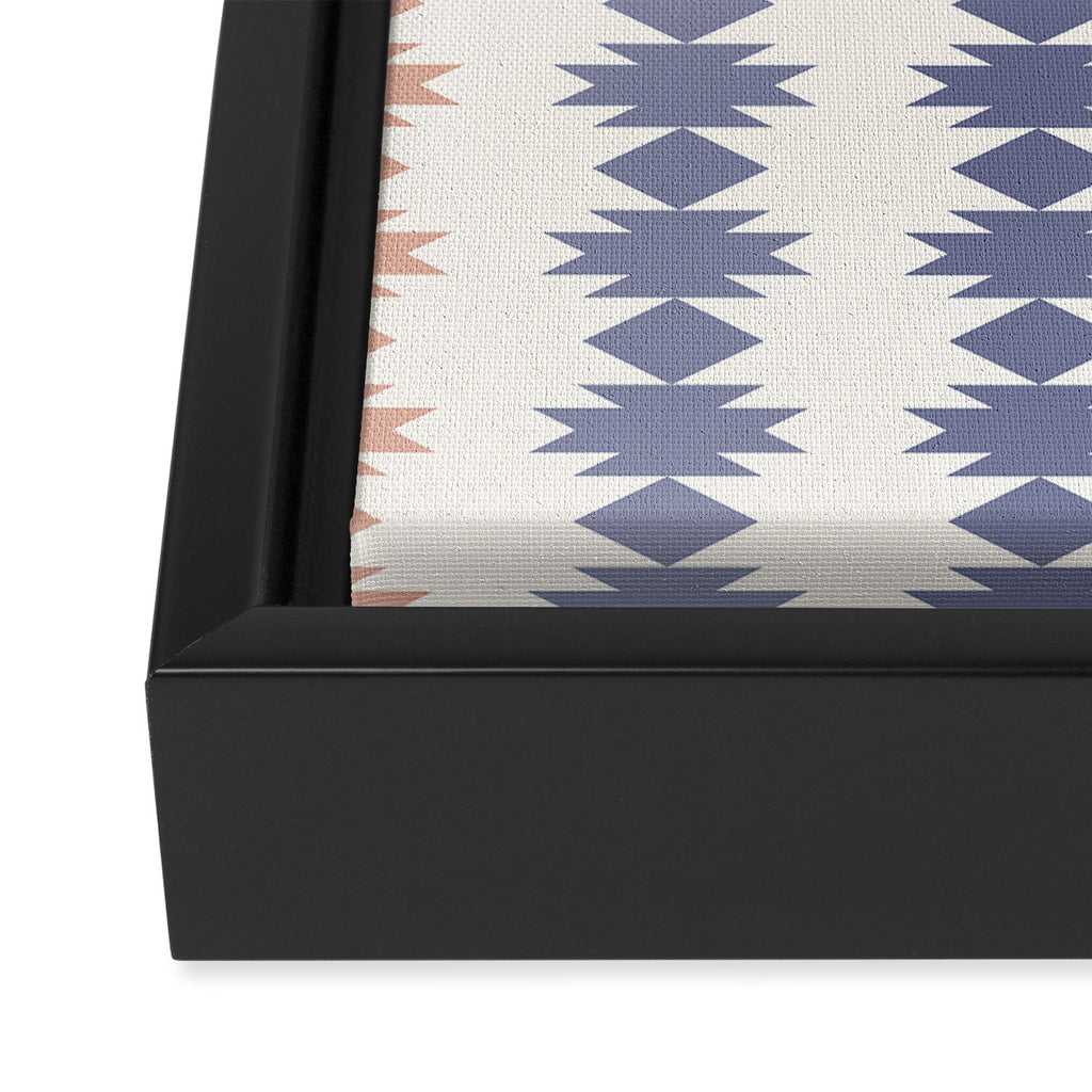 Geometric Southwestern Pattern XIII Framed Canvas Print Gallery Image 3