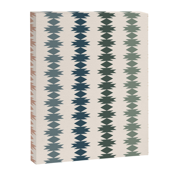 Geometric Southwestern Pattern XLI Canvas Print Gallery Image 1