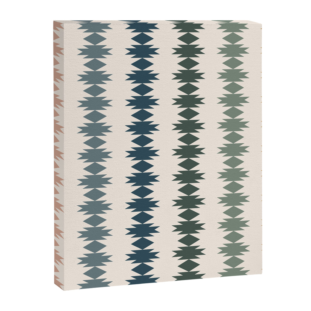 Geometric Southwestern Pattern XLI Canvas Print Gallery Image 8