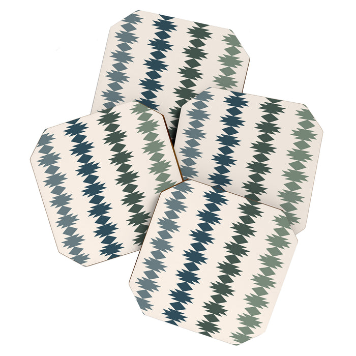 Geometric Southwestern Pattern XLI Coaster Gallery Image 1