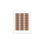 Geometric Southwestern Pattern XLIV Desert Brown Art Print Gallery Image 1