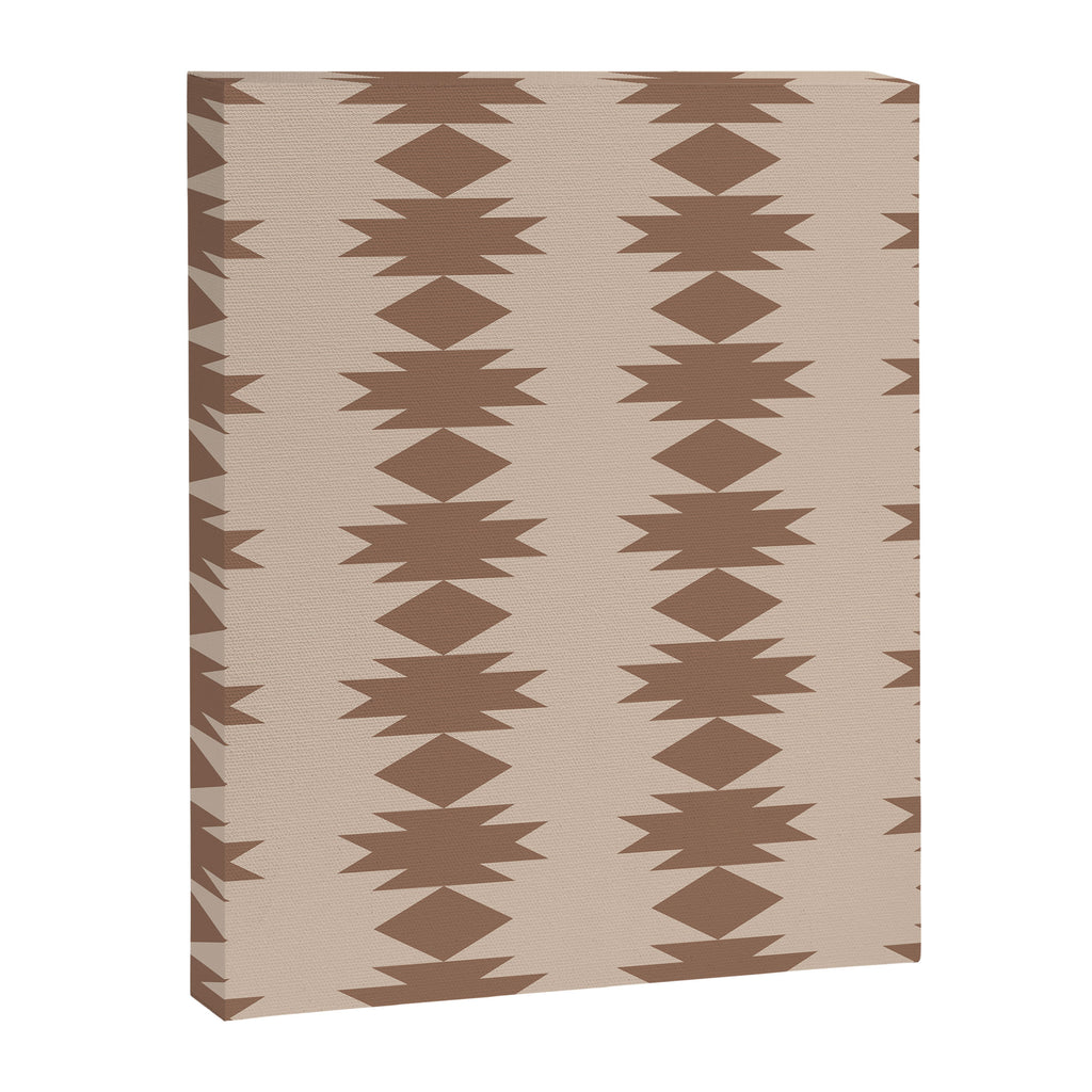  Geometric Southwestern Pattern XLV Desert Beige Canvas Print Gallery Image 8
