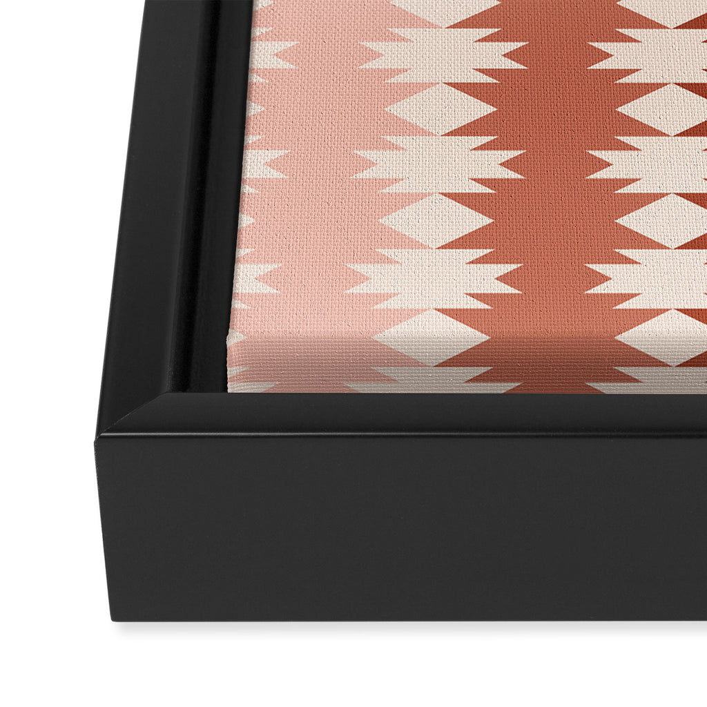 Geometric Southwestern Pattern XX Framed Canvas Print Gallery Image 3
