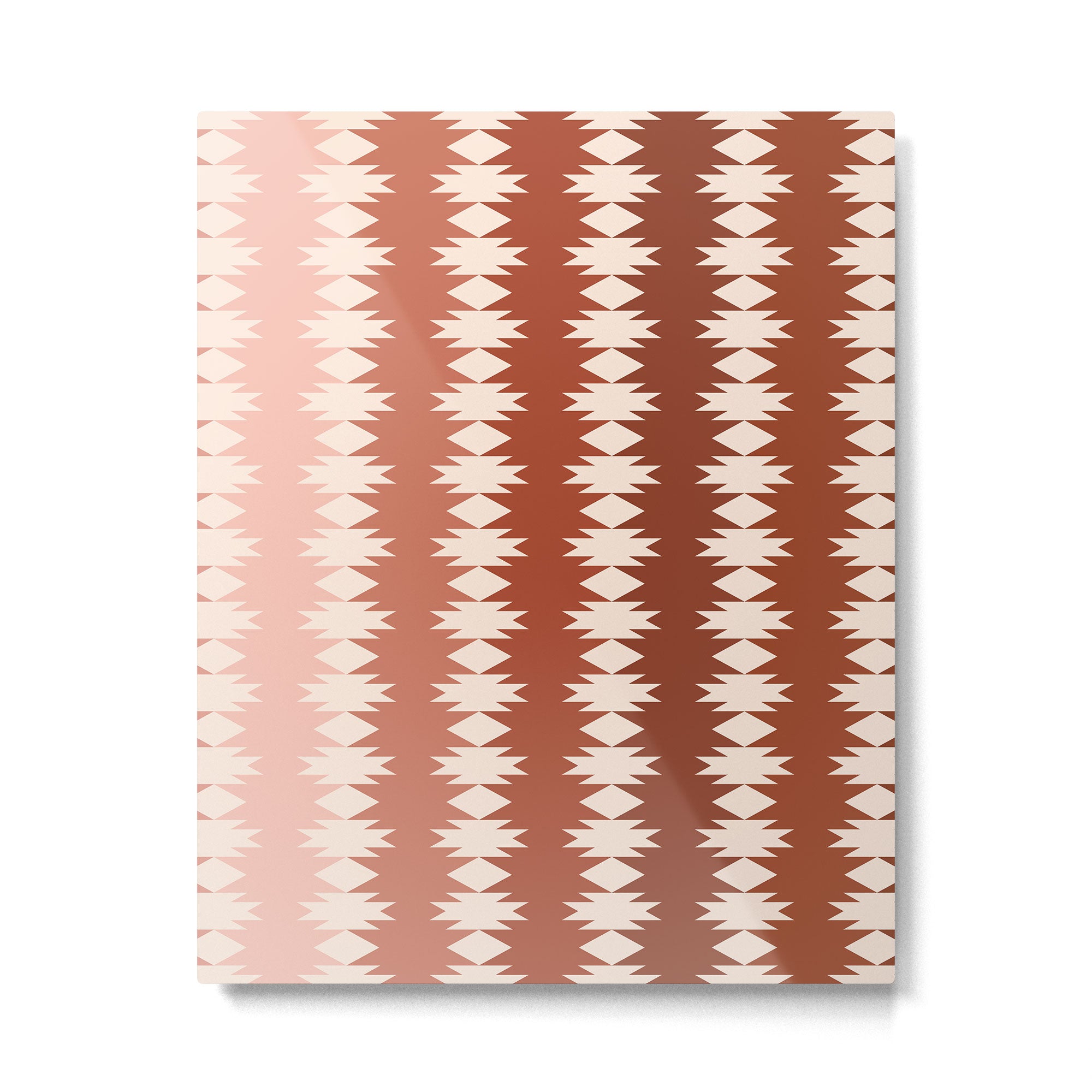 Geometric Southwestern Pattern XX Metal Print Gallery Image 6
