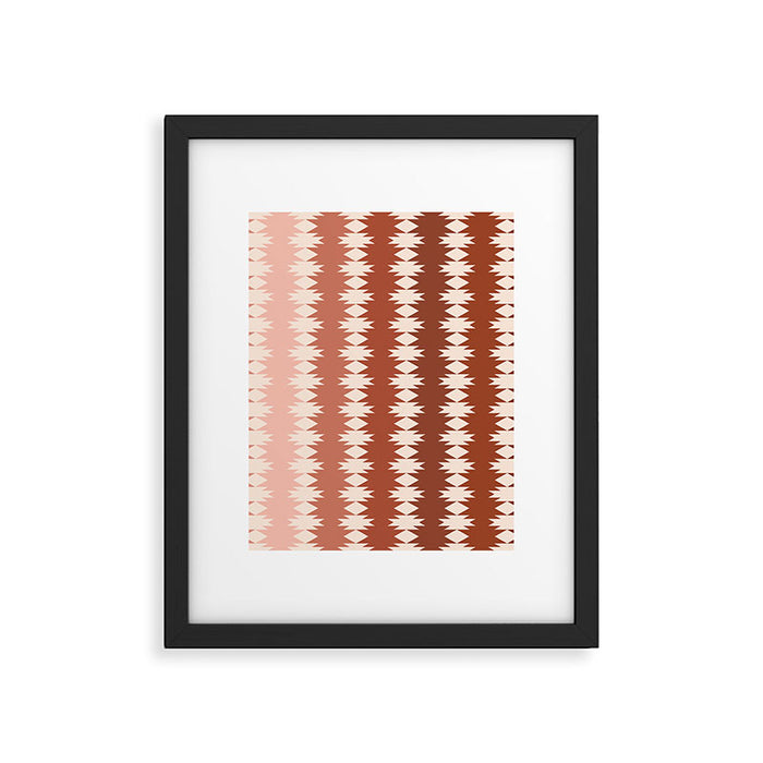 Geometric Southwestern Pattern XX Framed Art Print Gallery Image 1
