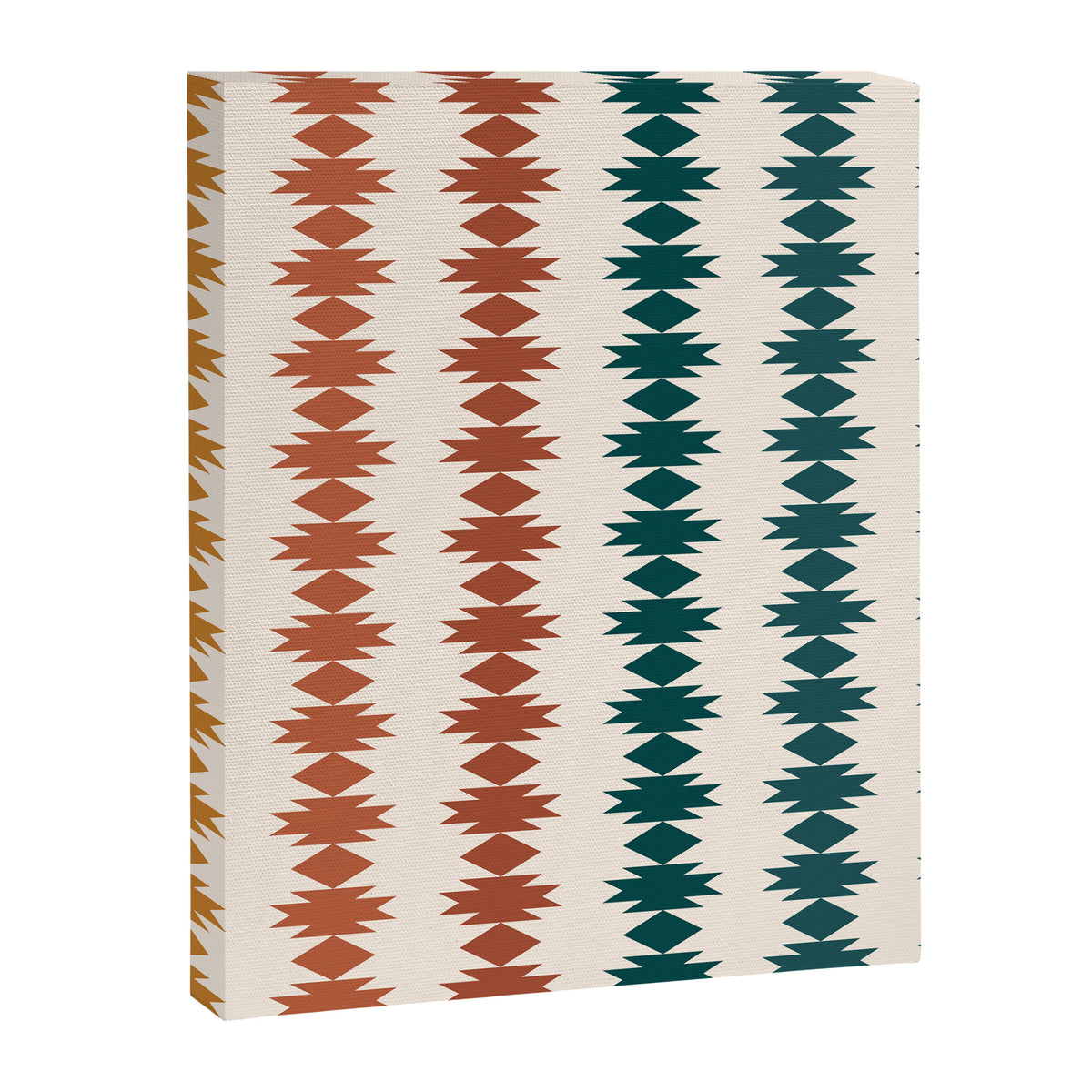 Geometric Southwestern Pattern XXXII Canvas Print Gallery Image 8