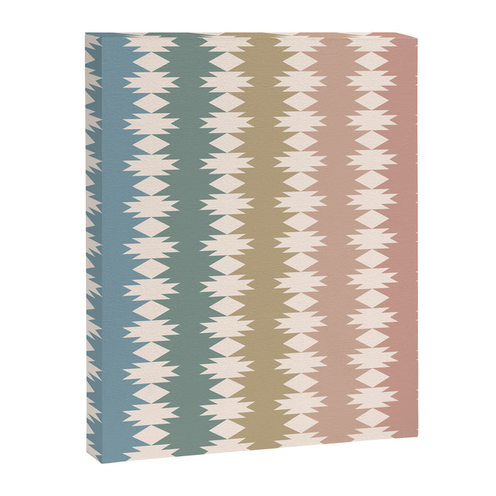 Geometric Southwestern Pattern XXXV Canvas Print Gallery Image 1