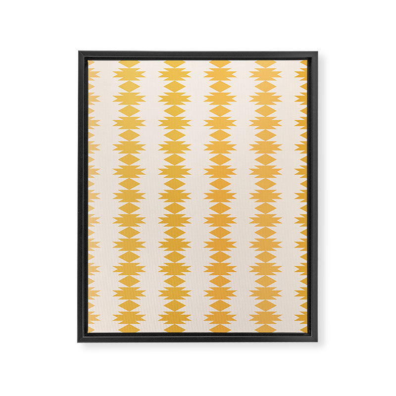 Geometric Southwestern Pattern XXXVI Framed Canvas Print Gallery Image 8