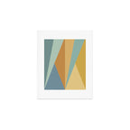 Geometric Triangles XIII Retro Summer Art Print Gallery Image 1