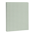 Gingham Plaid Pattern - Sage Green Canvas Print Gallery Image 8