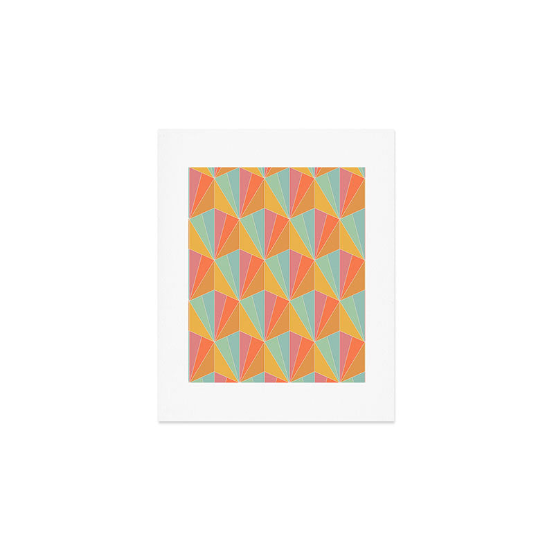 Gisela Color Block Pattern II Art Print Gallery Image 1