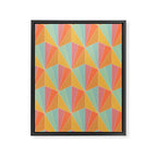 Gisela Color Block Pattern II Framed Canvas Print Gallery Image 8