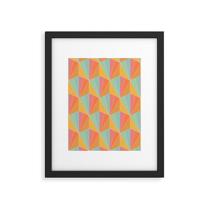 Gisela Color Block Pattern II Framed Art Print Gallery Image 1