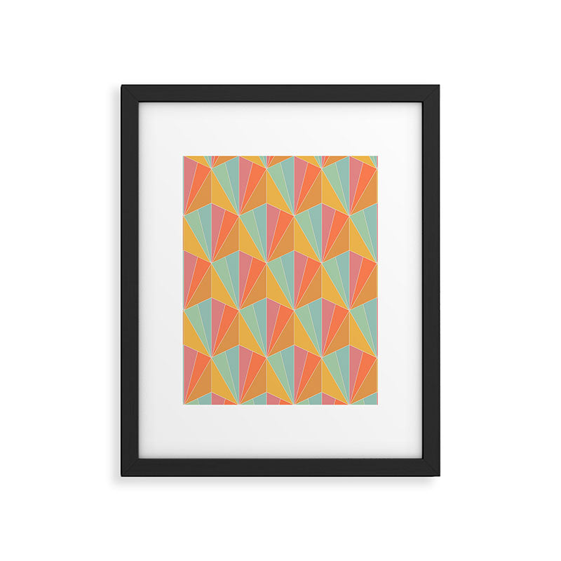 Gisela Color Block Pattern II Framed Art Print Gallery Image 6