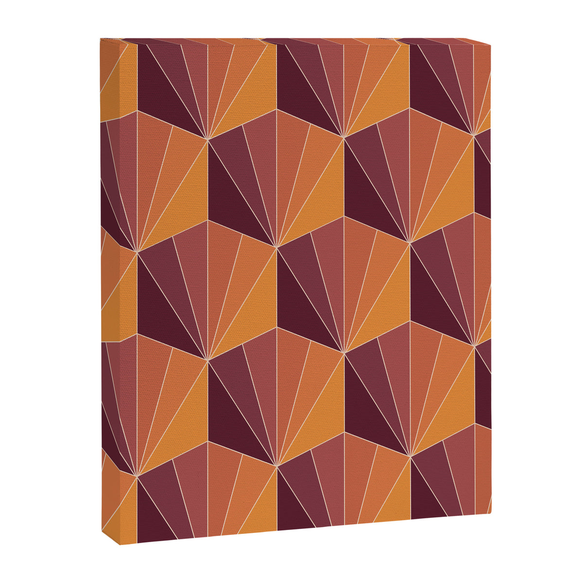 Gisela Color Block Pattern X Canvas Print Gallery Image 8