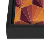 Gisela Color Block Pattern X Framed Canvas Print Gallery Image 3