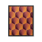 Gisela Color Block Pattern X Framed Canvas Print Gallery Image 8