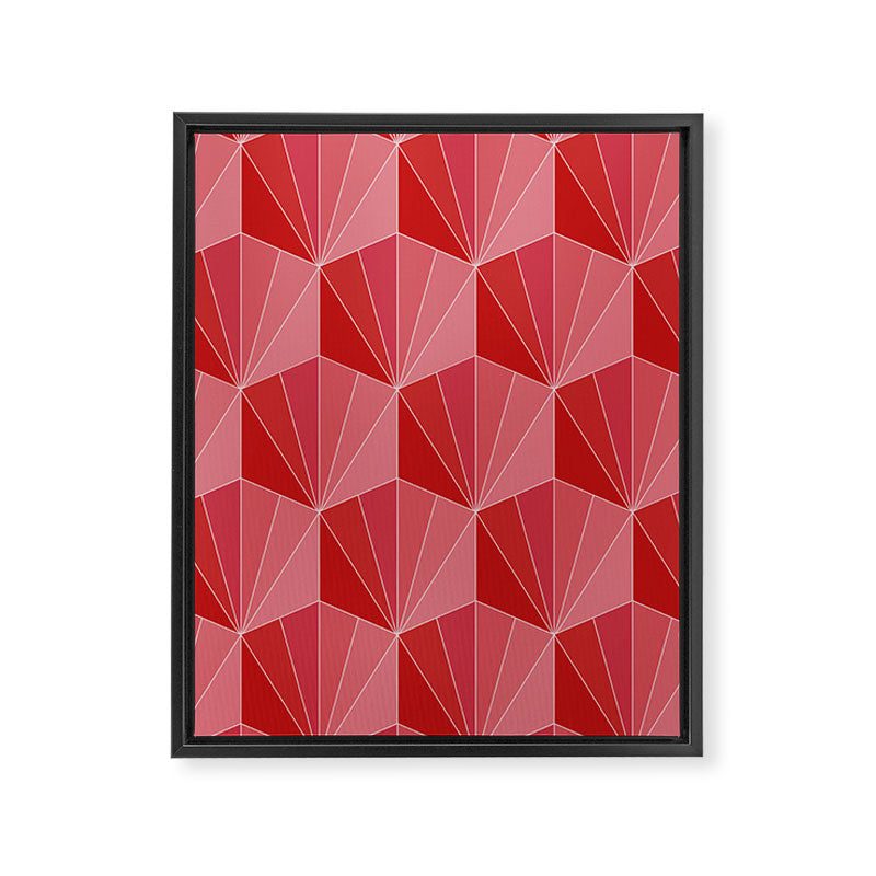 Gisela Color Block Pattern XII Framed Canvas Print Gallery Image 8