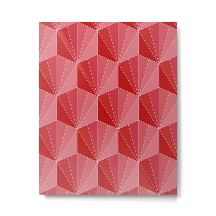 Gisela Color Block Pattern XII Metal Print Gallery Image 1