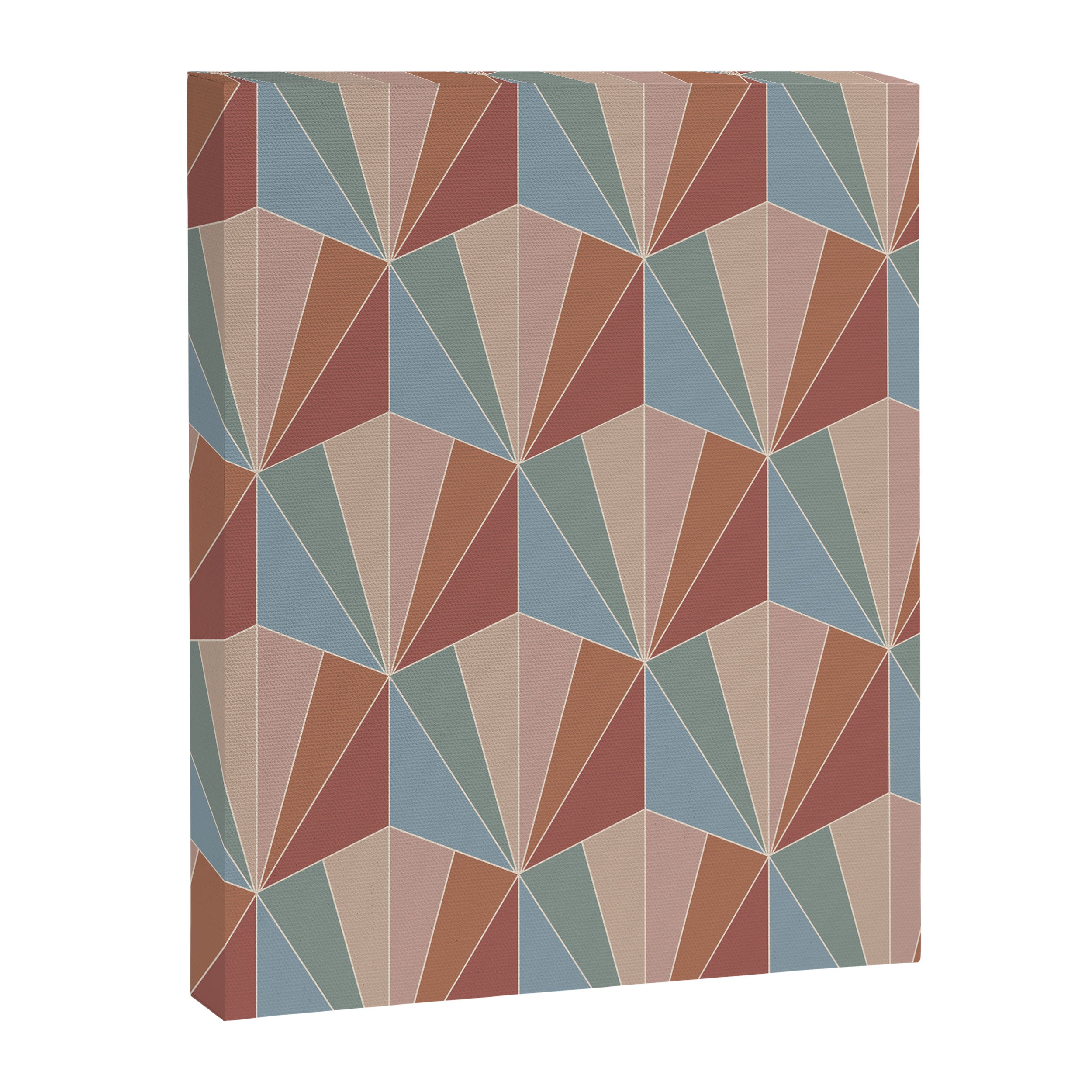Gisela Color Block Pattern XV Canvas Print Gallery Image 8