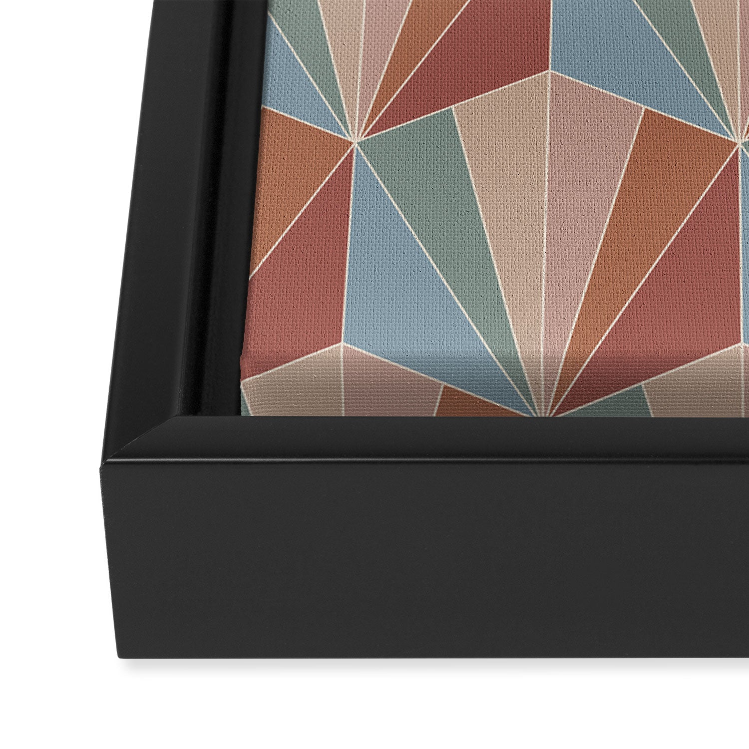 Gisela Color Block Pattern XV Framed Canvas Print Gallery Image 3