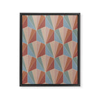Gisela Color Block Pattern XV Framed Canvas Print Gallery Image 8