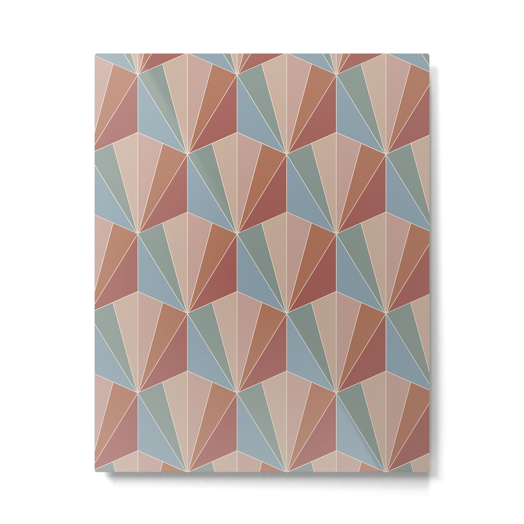 Gisela Color Block Pattern XV Metal Print Gallery Image 6