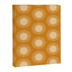 Boho Summer Sun Pattern II Desert Orange Canvas Print Gallery Image 8