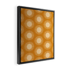 Boho Summer Sun Pattern II Desert Orange Framed Canvas Print Gallery Image 2