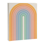 Gradient Arch XIII Retro Mid Century Modern Rainbow Canvas Print Gallery Image 8