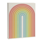 Gradient Arch V Mid Century Modern Rainbow Canvas Print Gallery Image 6