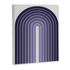 Gradient Arch XI Lavender Dusk Mid Century Modern Rainbow Canvas Print Gallery Image 6