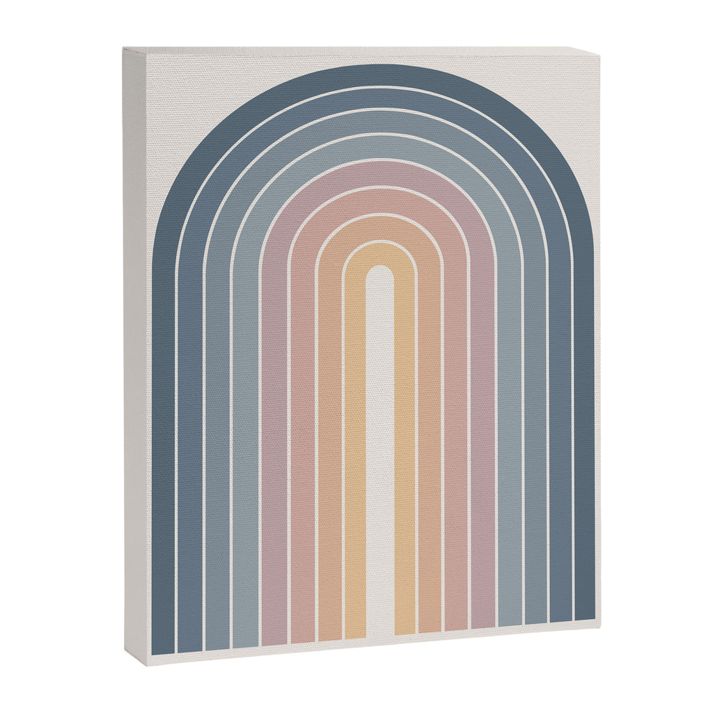 Gradient Arch XXII Sunrise Mid Century Modern Rainbow Canvas Print Gallery Image 6