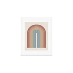 Gradient Arch XXIV Earthy Mid Century Modern Rainbow Art Print Gallery Image 1