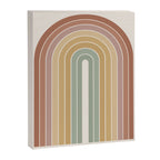 Gradient Arch XXVII Earthy Mid Century Modern Rainbow Canvas Print Gallery Image 6