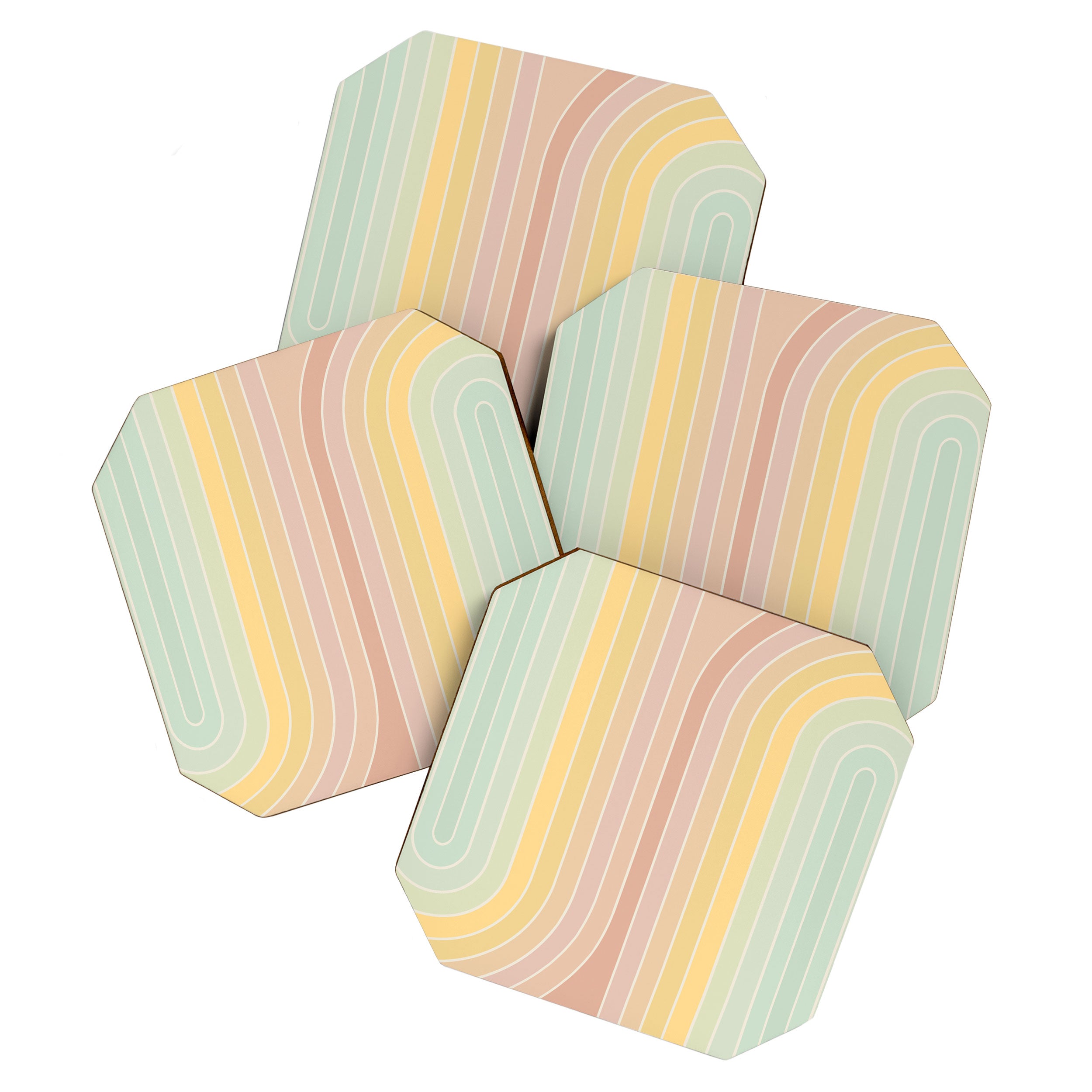 Gradient Curvature II Coaster Gallery Image 1