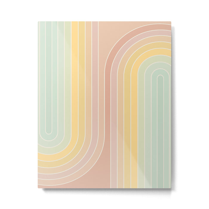 Gradient Curvature II Metal Print Gallery Image 1