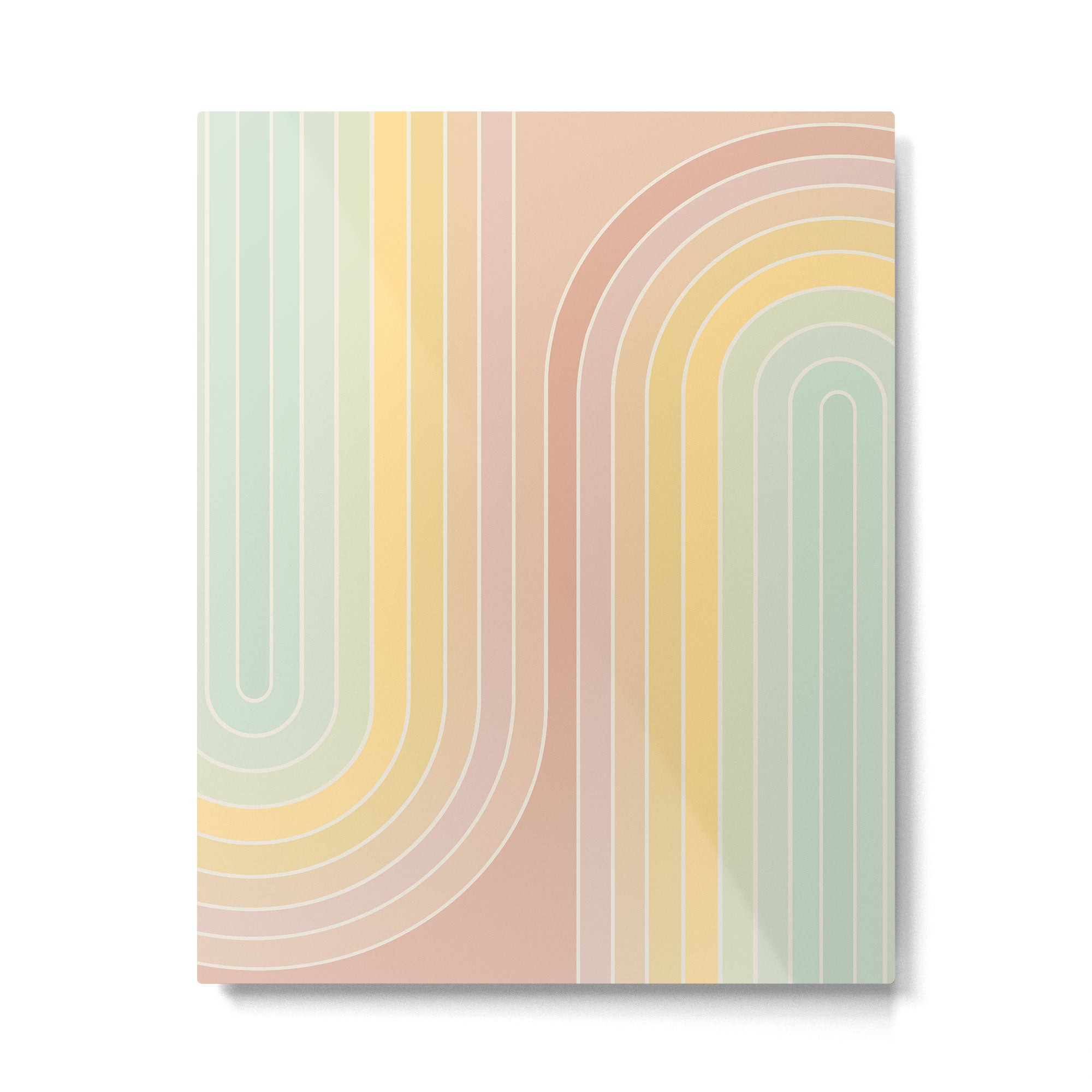Gradient Curvature II Metal Print Gallery Image 4