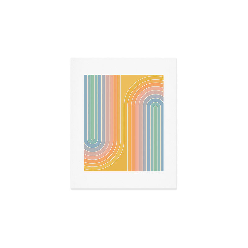 Gradient Curvature III Art Print Gallery Image 1