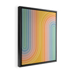 Gradient Curvature III Framed Canvas Print Gallery Image 2