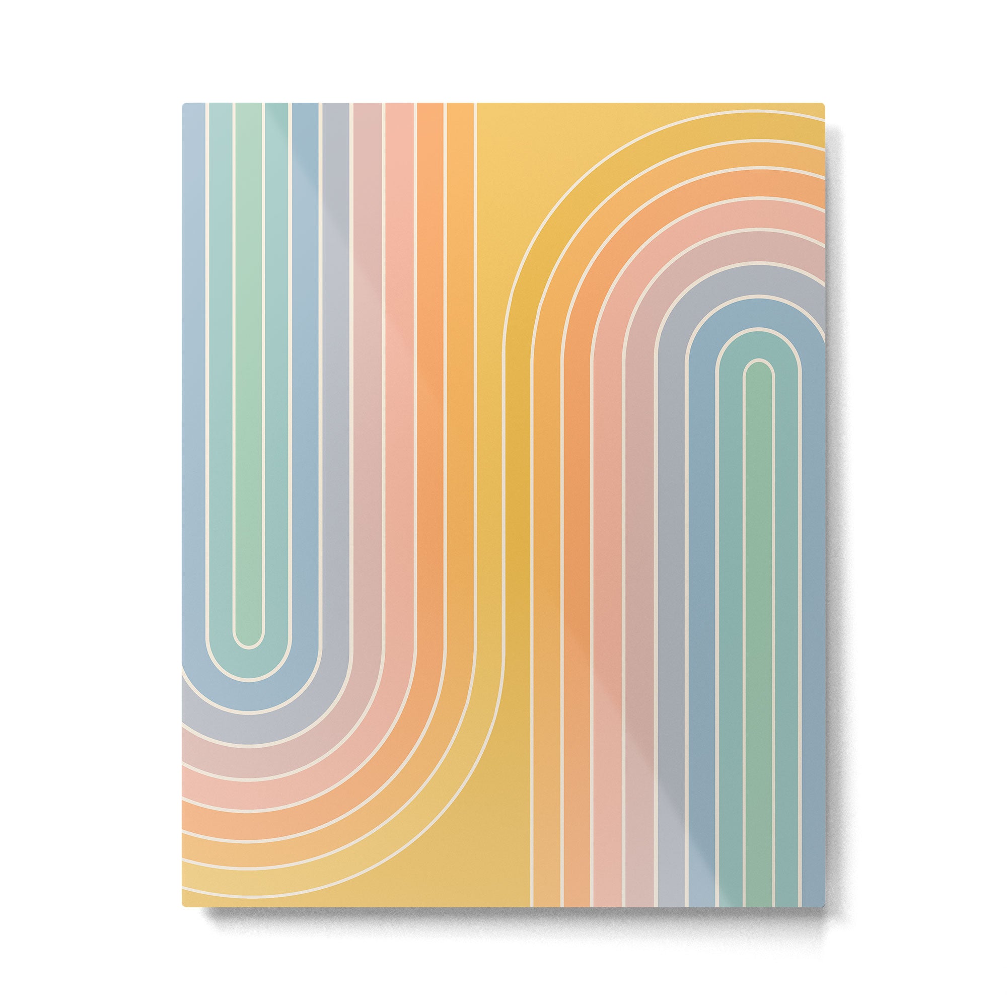 Gradient Curvature III Metal Print Gallery Image 4