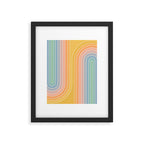 Gradient Curvature III Framed Art Print Gallery Image 5