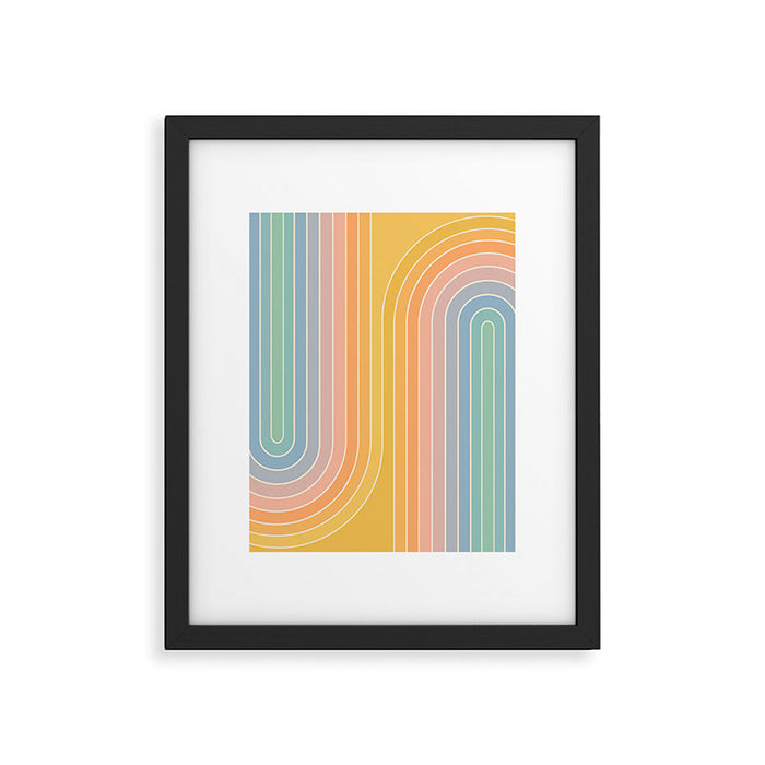 Gradient Curvature III Framed Art Print Gallery Image 1