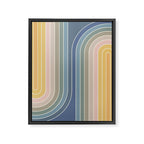 Gradient Curvature IV Framed Canvas Print Gallery Image 6