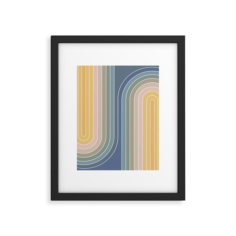 Gradient Curvature IV Framed Art Print Gallery Image 5