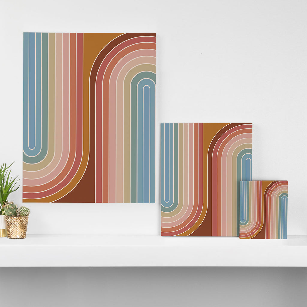 Gradient Curvature IX Canvas Print Gallery Image 3